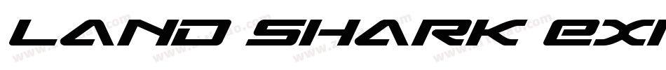 Land Shark Expanded字体转换